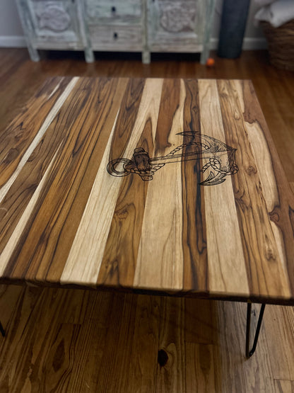 Custom Teak Nautical Table